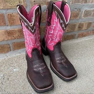 Durango Lady Rebel Breast Cancer awareness Sz 6.5